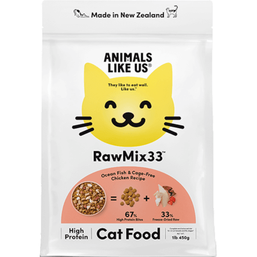 Animals Like Us RawMix 33 Oceanfish & Cage-Free Chicken Recipe Cat Food