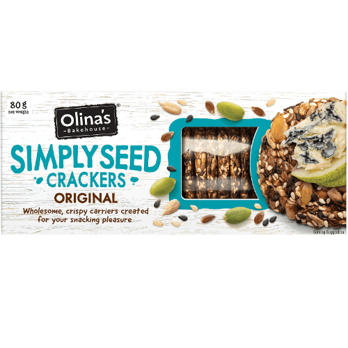 Olina's Bakehouse Simply Seed Original Crackers