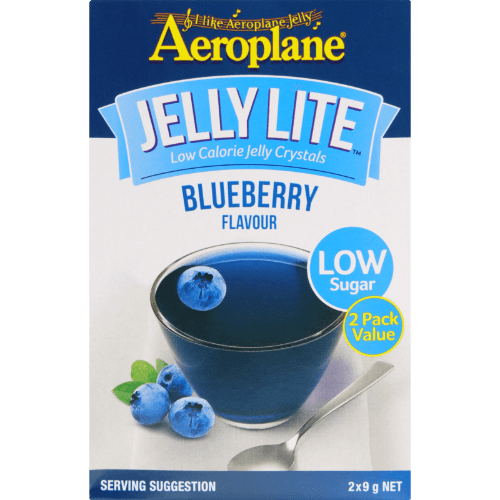 Aeroplane Jelly Lite Blueberry Flavour Low Calorie Jelly Crystals