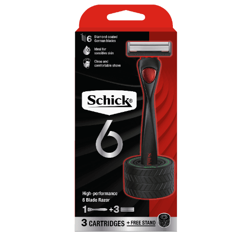 Schick 6 Mens Razor Kit