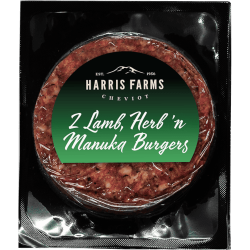 Harris Farms Lamb Herb n Manuka Burgers