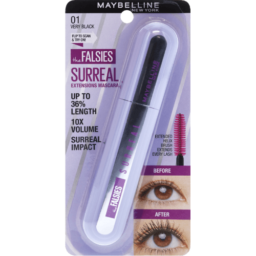 Maybelline New York The Falsies Surreal Extensions Very Black Mascara