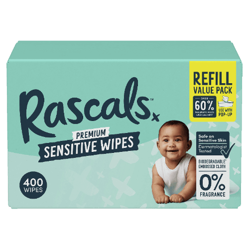 Rascals Premium Sensitive Wipes