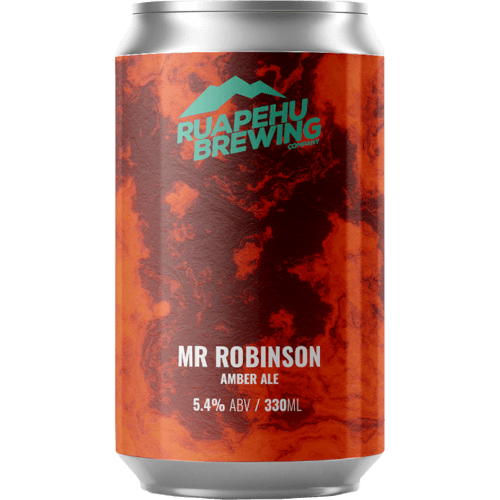 RUAPEHU BREWING CO Mr Robinson Amber Ale 5.4% 330 mL