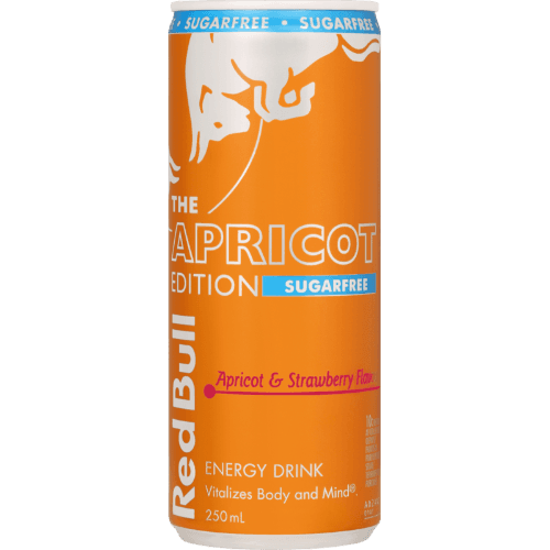 Red Bull Sugar Free Apricot & Strawberry Energy Drink 250 mL