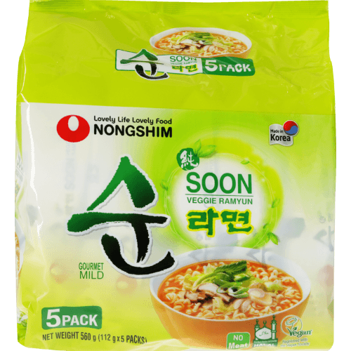 Nongshim Soon Veggie Ramyun
