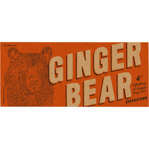 Crimson Badger Alcoholic Ginger Bear 10 × 330 mL