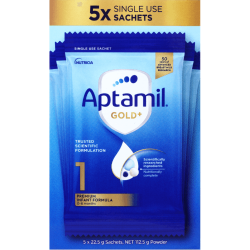 Aptamil Gold+ 1 Infant Formula Powder Sachet From Birth To 6 Months