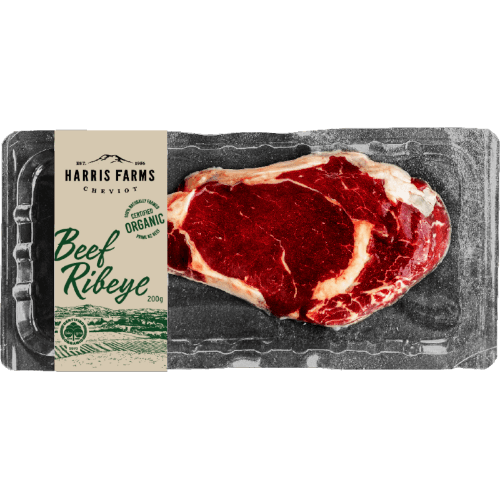 Harris Farms Organic Beef Ribeye SP 200 g