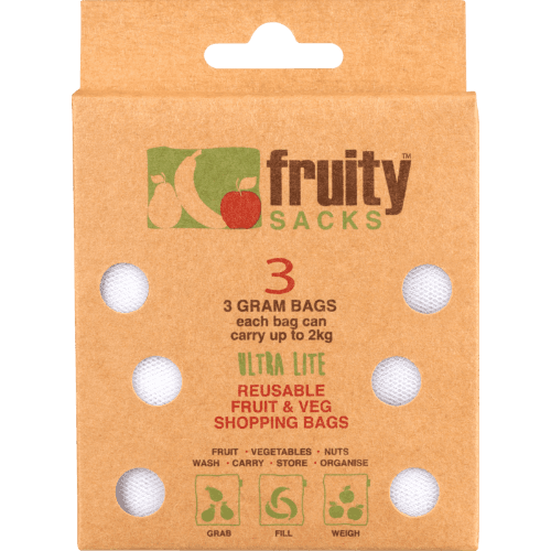 Fruity Sacks Reusable Shopping Bag Produce Bags 3 pack