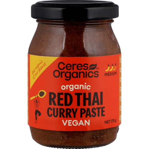 Ceres Organics Medium Red Thai Curry Paste Cooking Paste