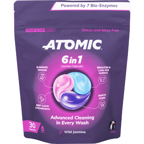 Atomic Wild Jasmine 6 In 1 Laundry Capsules