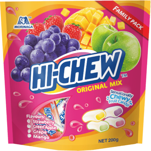 Morinaga Hi-Chew Original Mix Family Pack Chewy Fruit Candy