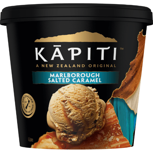 Kapiti Marlborough Salted Caramel Ice Cream