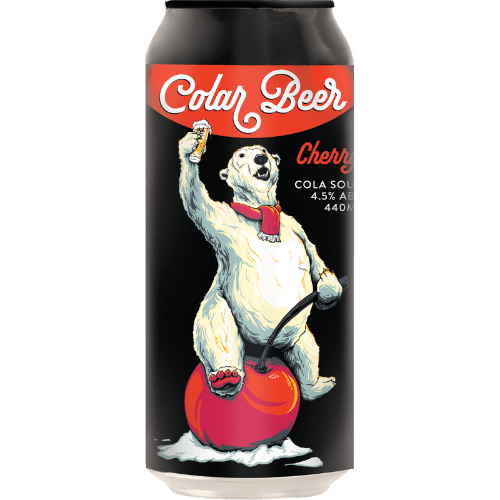 Double Vision Brewing Company Cherry Cola Ice Ceam Sour 440 mL