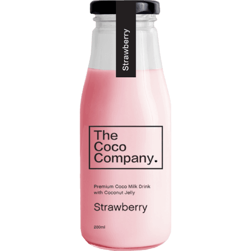The Coco Company Coconut Milk Drink With Jelly Strawberry Flavour