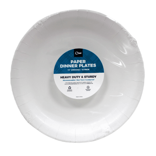 Qiwi Paper Dinner Plates 10 pack