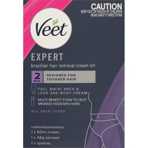 Veet Expert Brazillian Hair Removal Cream Kit