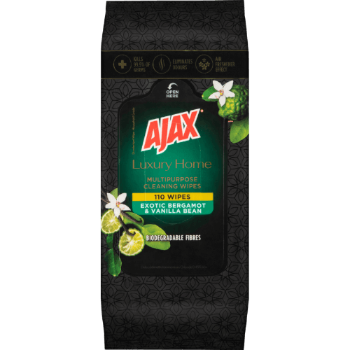 Ajax Luxury Home Exotic Bergamot & Vanilla Bean Wipes