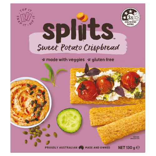 Spliits Sweet Potato Crispbread