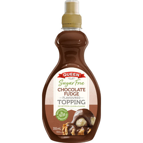 Queen Topping Chocolate Fudge Sugar Free 355 mL