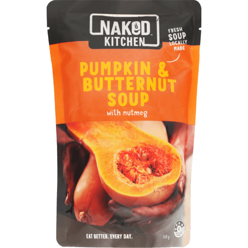 Naked Pumpkin & Butternut Soup With Nutmeg