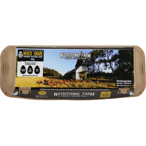 Nutritional Farm Mixed Grade Eggs 12 pack