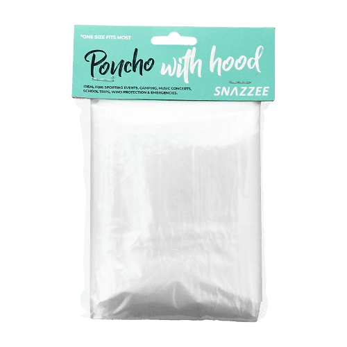 Snazzee Poncho With Hood 102 x 128cm