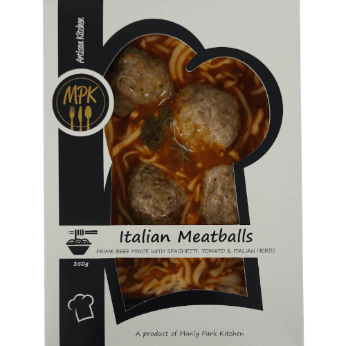 Manly Park Kitchen Italian Meatballs Ready Meal