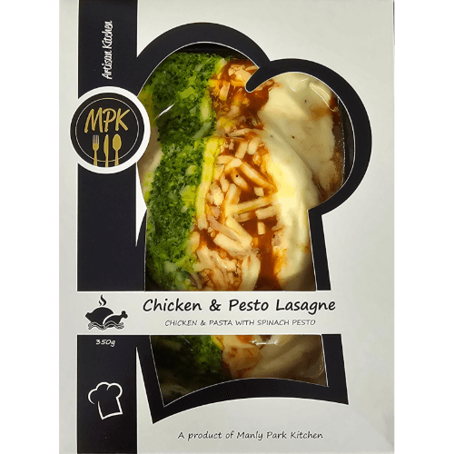Manly Park Kitchen Chicken & Pesto Lasagne Ready Meal