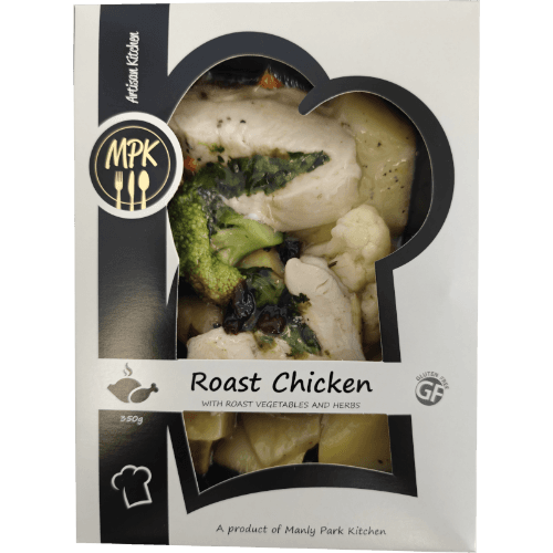 Manly Park Kitchen Roast Chicken With Roast Vegetables & Herbs Ready Meal