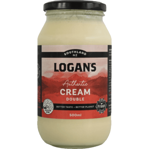 Logan Farm Farm Fresh Authentic Double Cream 500 mL