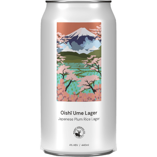 Mount Brewing Co Oishi Ume Japanese Rice Plum Lager 440 mL