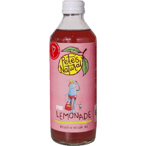 Pete's Natural Pink Lemonade Carbonated Beverages