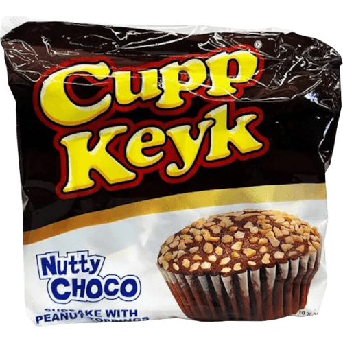 Rebisco Cupp Keyk Nutty Choco Cupcake With Peanut Toppings