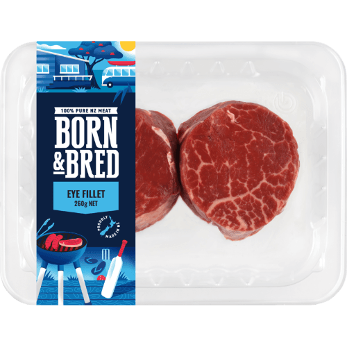 Born & Bred Eye Fillet Beef 260 g