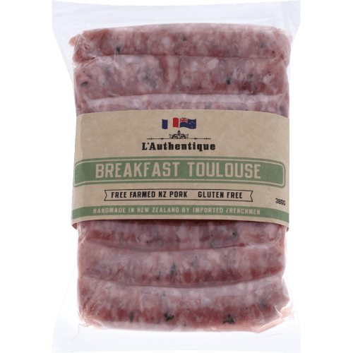 L'Authentique Breakfast Toulouse Pork Sausages