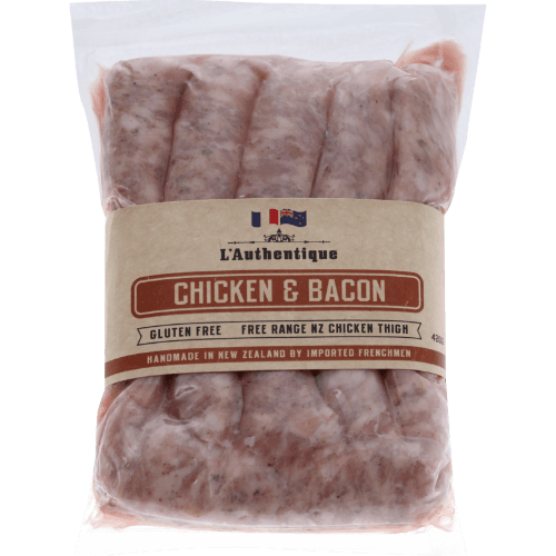 L'Authentique Chicken & Bacon Sausages