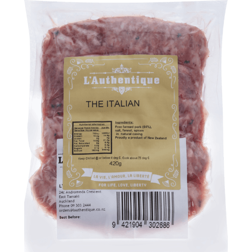 L'Authentique The Italian Sausages