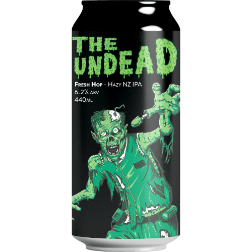 Double Vision Brewing Company The Undead Fresh Hop Hazy NZ IPA 440 mL