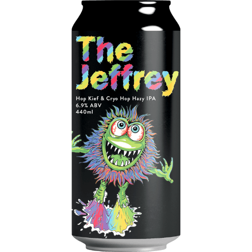 Double Vision Brewing Company The Jeffrey Hop Kief & Cryo Hop Hazy IPA 440 mL