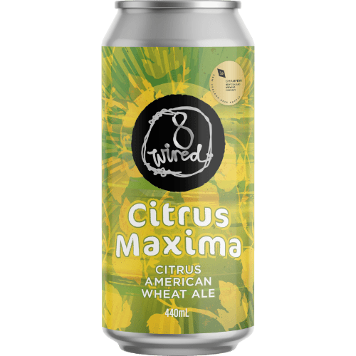 8 Wired Citrus Maxima America Wheat Ale 440 mL