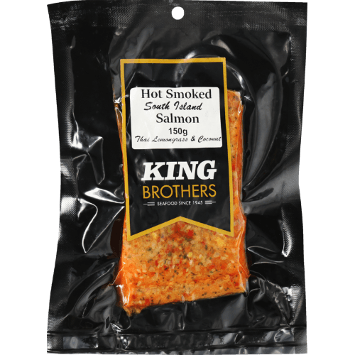 King Brothers Thai Lemongrass & Coconut Hot Smoked Salmon 150 g