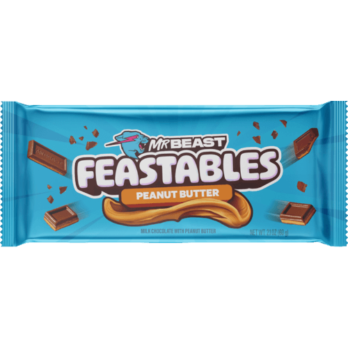 Mr Beast Feastables Peanut Butter Chocolate Bar