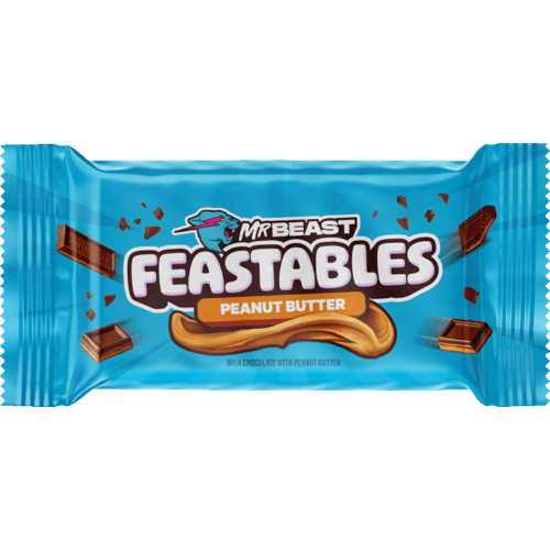 Mr Beast Feastables Peanut Butter Chocolate Bar