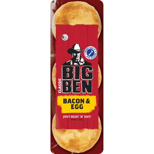 Big Ben Classic Bacon & Egg Pies
