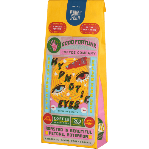 Good Fortune Coffee Co. Hypnotic Eyes Plunger Coffee