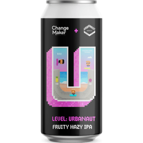 Change Maker Level: Urbanaut Pineapple & Passionfruit Fruity Hazy IPA 440 mL