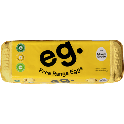 eg. Mixed Grade Free Range Eggs