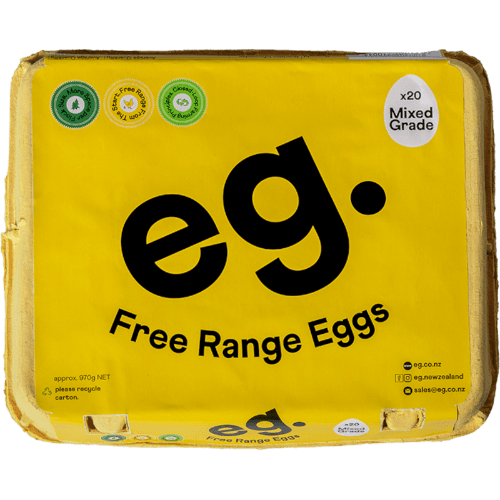 eg. Mixed Grade Free Range Eggs